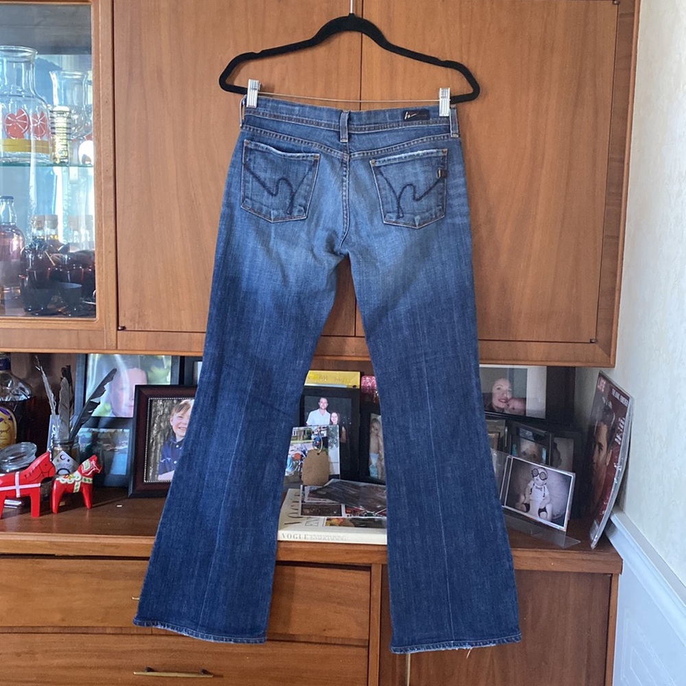 Citizens Of Humanity Blue Flare Jeans - Picture 6 of 8